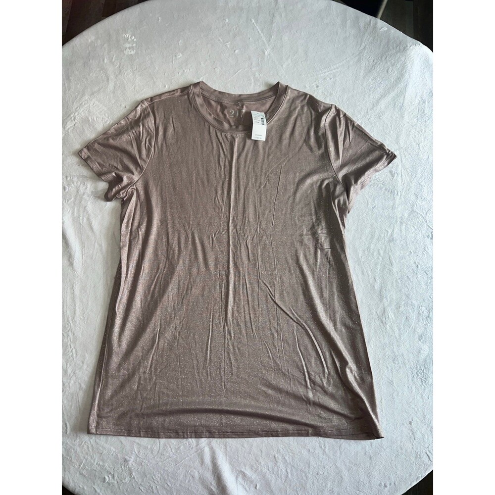 Maurices 24/7 shimmer tshirt sz L